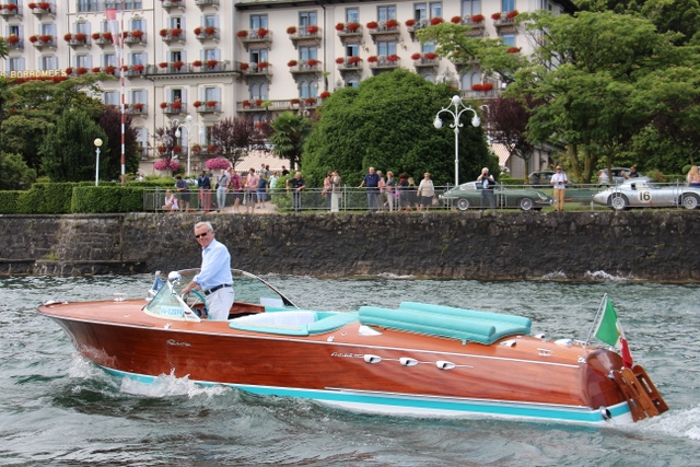 Piero Tovaglieri presid. Riva Club Lago Maggiore Foto Maccione